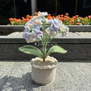 Đồ thủ công móc len gốm sứ nhiều màu sắc hình hoa chuông xinh đẹp tinh tế, có thể tùy chỉnh, nhận bán buôn - Product Image 6