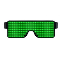 Haute qualitéLEDflashing lunettes discothèque Noël atmosphère festive célébration de mariage booster de concert programmation Bluetooth