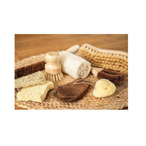 Cuidado personal Exfoliación corporal, limpieza de la piel y promoción de la circulación sanguínea Fibra de lufa seca 100% natural - Product Image 1