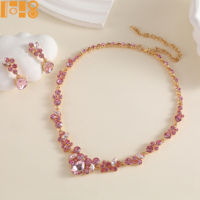 Offre Spéciale : Parures de Bijoux de Mariée de Luxe (300+ Modèles) – Collier et Boucles d'Oreilles en Alliage Plaqué Cristal pour Femmes, Idéales pour Mariages et Banquets, Cadeau Parfait