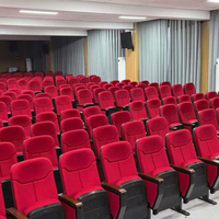 Sièges de théâtre en tissu modernes - Chaises d'auditorium pliables confortables pour les salles de conférence et les salles de réunion universitaires