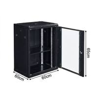 Baie de serveur murale TBS 12U 19 pouces, profondeur 600 mm, en kit plat KD, avec roulettes pour hub de surveillance de sécurité