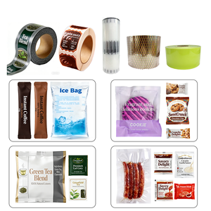 Rotolo di Film PET Laminato Flessibile Termosaldabile Riciclabile per Sacchetti di Snack, Biscotti, Salse e Alimenti Surgelati - Pellicola Plastica per Aziende di Imballaggio - Product Image 1