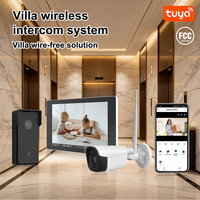 Sistema de Intercomunicación Inteligente para Viviendas Tuya, Inalámbrico WIFI6, Señal Estable, Desbloqueo Remoto, IP65 Impermeable, Audio Bidireccional, Detección de Movimiento CMOS