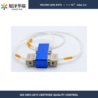 Asaze Rae 2 DSUB DB9 Macho/Hembra, Conector de paso en D, Hermético al vacío, Sellado con epoxi