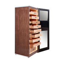 Humidor à cigares électrique RACHING RR980 noir avec fonction d'élimination de l'ammoniac, prêt à être expédié, capacité de 3000 cigares