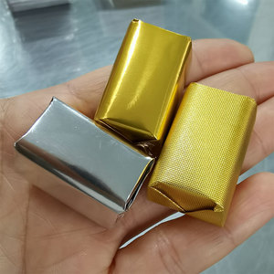 Chất lượng cao 15*15cm 100 miếng composite sô cô la giấy gói dày Aluminum foil Sheets - Product Image 6