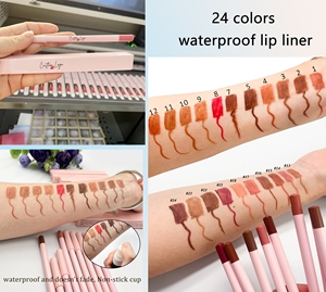 <span class=keywords><strong>Crayon</strong></span> à Lèvres Mat Naturel 26 Couleurs en Gros, Formule Minérale Imperméable, Fabrication OEM - Product Image 5
