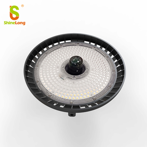 ShineLong UFO LED high bay <b>light</b> Dimmable|motion <b>sensor</b> optional IP65 industrial commercial lighting OEM ODM service - Product Image 5