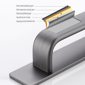 Window Balcony Glass Sliding <strong>Door</strong> Modern Design Self-adhesive Strong Aluminum Alloy Handle for Kitchen Cabinet Holes Drilled - Product Image 4