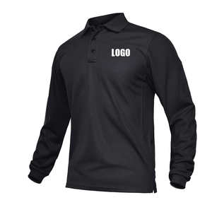 Camiseta de Golf Personalizada de Manga Larga, Tejida, Transpirable y de Alta Calidad para Hombre - Product Image 1