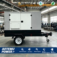 Generador Diésel de 100KVA Tipo Remolque, 60Hz, Doble Voltaje, Silencioso, con Cubierta, ATS, Antipolvo, para Emergencias al Aire Libre