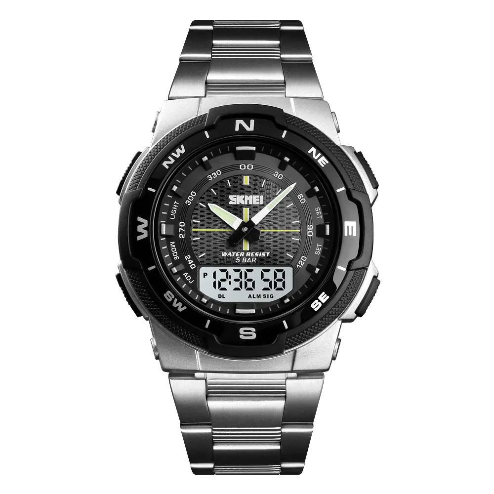 Best Factory Price Skmei 1370 Digital Chronograph Watches Waterproof Dual Time Zone Men Watch