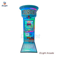 Machine de boxe pour enfants à monnayeur : jeu de frappe amusant qui attire les foules, augmente les revenus de l'arcade avec un faible encombrement au sol