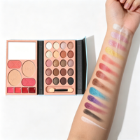 Palette de fards à paupières minéraux mats et scintillants pour le maquillage du visage, magnétique, haute pigmentation, personnalisable, marque privée, 30g, multicolores foncés