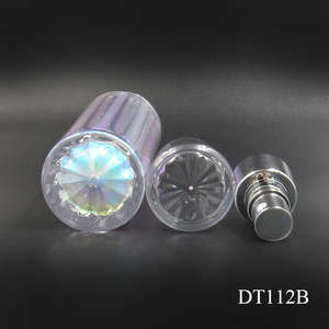 Botella acrílica redonda de iridiscencia, envase de Tóner vacío de plástico liso, con etiqueta privada personalizada, 50ml/100ml - Product Image 4