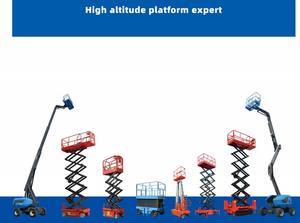 Высококачественная ножничная подъемная платформа грузоподъемностью 500 кг, высотой подъема 6-11 м для использования на заводах, складах, в аэропортах, при обслуживании и строительстве, на открытом воздухе - Product Image 5