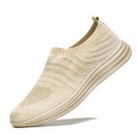 Chaussures de sport à enfiler pour hommes, printemps-été, dessus en mesh respirant, confortables, chaussures décontractées en mesh pour le travail