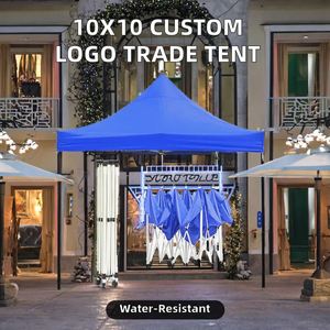 Four-Corner Outdoor Retractable Folding Sunshade Umbrella with Four-Legged Frame-Parking & Rain Shelter Setup for Advertisement - Product Image 2