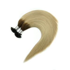 <span class=keywords><strong>Uman</strong></span> hair double drawn 100% Remy Extensions de cheveux russes prix de gros sans minimum de couleur personnalisée pointe plate - Product Image 1
