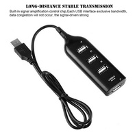Hub USB portable haute vitesse 4 ports, adaptateur USB mini pour PC, ordinateur portable, ordinateur Windows, accessoires Mac