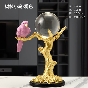 Esfera de cristal tallada a mano para decoración del hogar, adorno de lujo para sala de estar. - Product Image 3