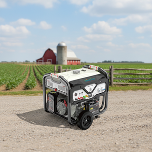 Generador de Gasolina Refrigerado por Aire 11000NED, Salida Máxima de 9.0KW, Arranque Eléctrico, Monofásico/Trifásico - Product Image 1