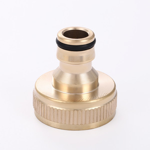 Conector Rápido de Cobre para Lavadora, Conexión de Agua de 1 Pulgada con Rosca Interna de 30mm de Diámetro Interior - Product Image 1