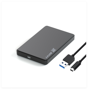 Caja de plástico para <span class=keywords><strong>disco</strong></span> <span class=keywords><strong>duro</strong></span> <span class=keywords><strong>externo</strong></span> Caja de 2,5 pulgadas Caja SATA a USB 3,0 HDD Computadora Caja de color negro OEM ABS Stock de plástico - Product Image 3