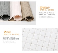 Usine En Gros Nouvelle Conception PVC Tapis De Bain anti-dérapant En Plastique Tapis de Douche