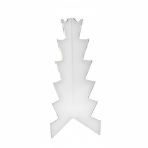 Espositore Verticale in Acrilico Cristallo per 6 Penne, Portapenne Versatile con Motivo Quadrato e Triangolare - Product Image 2