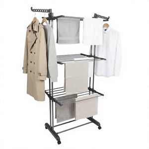 Estante para secadora <span class=keywords><strong>de</strong></span> <span class=keywords><strong>ropa</strong></span> multifuncional para interiores o exteriores <span class=keywords><strong>de</strong></span> Color negro, colgador <span class=keywords><strong>de</strong></span> <span class=keywords><strong>ropa</strong></span> <span class=keywords><strong>de</strong></span> pie <span class=keywords><strong>plegable</strong></span>, colgador <span class=keywords><strong>de</strong></span> <span class=keywords><strong>ropa</strong></span>, estante para secadora - Product Image 1