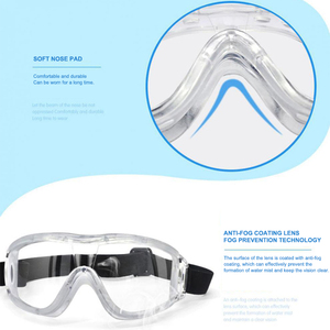 卸売キッズ防曇クリア屋内調節可能な建設安全メガネファッショナブルな目の保護認定ラボ作業 - Product Image 3