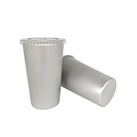 Logo imprimé personnalisé tasse de dégustation de thé expresso café événement personnalisé grandes tasses de sport en métal sans poignée