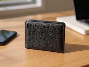 Portacarte minimalista in pelle PU, spessore 30 mm, dimensioni inferiori a 2 pollici, senza chiusura, per uso quotidiano - Product Image 2