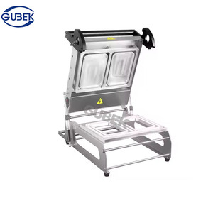 20*14cm Manual <span class=keywords><strong>Bento</strong></span> alimentos congelados más rápido bandejas máquina de sellado - Product Image 1