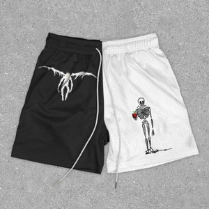 Nouveauté été, shorts décontractés amples pour hommes et femmes, en toile respirante et écologique 100% coton, vintage, avec poche vierge pour logo personnalisé - Product Image 4