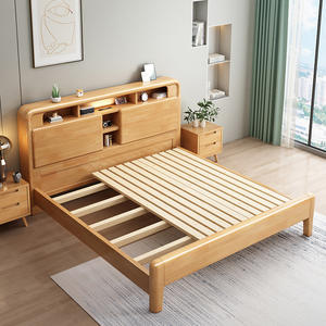 Modern King-Size Wooden Bed Frame Storage Home Bedroom Furniture Set Stylish Hotel Furniture Muebles <strong>De</strong> Dormitorio Muebles Para - Product Image 2