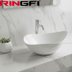 <span class=keywords><strong>Lavabo</strong></span> de comptoir de forme irrégulière de l'hôtel et le <span class=keywords><strong>lavabo</strong></span> en céramique en forme de feuille facile à nettoyer pour salle de bain moderne, couleur vive - Product Image 4