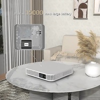 Mini projecteur portable SuYuN S50 avec batterie intégrée, technologie DLP, 4K, Android, Smart Home, Wi-Fi double bande, fonction 3D