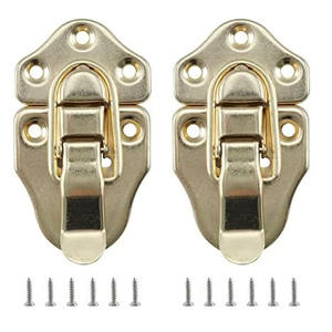 HM3114 डक बिल्ट हैस्प लैच चेस्ट लैच टॉगल हैस्प लैच ज्वेलरी बॉक्स साधारण बॉक्स लकड़ी के लिए स्क्रू के साथ - Product Image 5