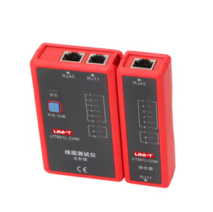 UNI-T UT681L เครื่องทดสอบสายเคเบิล LAN ออโต้เน็ตเวิร์ก LED เครื่องทดสอบอีเธอร์เน็ตโทรศัพท์ BNC เครื่องมือซ่อมแซม - Product Image 2