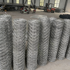 <span class=keywords><strong>Rouleau</strong></span> de gabion galvanisé de 6 pieds de <span class=keywords><strong>hauteur</strong></span>, avec fil de 2,0 mm, mailles hexagonales de 80x100 mm, pour enclos d'élevage - Product Image 3