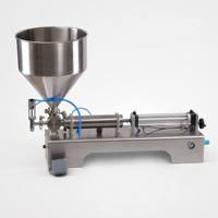 Machine de remplissage de sauces 10-1000 ml en acier inoxydable 304, remplisseuse à piston pour pâte et sauce au sésame