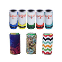 Support de canette en néoprène pour événements de lancement de bière, avec logo personnalisé, pour canettes de bière de 12oz et 16oz, pour sublimation