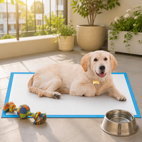 Tapis d'apprentissage pour chiots super absorbants, anti-odeurs, parfum banane fraîche, pour l'apprentissage de la propreté des chiots