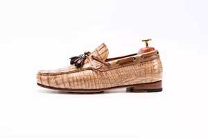 Top quality Goodyear taglie 41 mocassini scarpe da uomo fantasia graziosa pelle di alligatore scarpe da uomo in pelle di <span class=keywords><strong>coccodrillo</strong></span> scarpe da uomo - Product Image 2