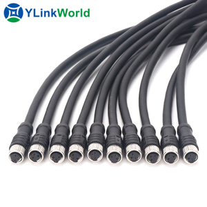 M5 M8 M9 M12 M16 M23 7/8 Zirkuläre Stecker-Buchse-Kabelverbinder 2 3 4 5 6 7 8 12 14 17 19 24 Pin IP67 IP68 Wasserdichte Stromkabelverbinder - Product Image 2