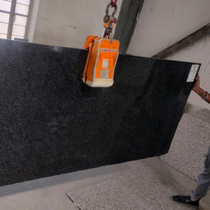 Prix d'usine, dalle de granit noir cendré personnalisée pour la décoration murale de cuisines et salles de bain, villas et hôpitaux, export en vrac en Inde - Product Image 3