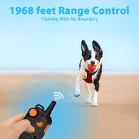 2026 NEUES Hochwertiges Hundetrainings-Schockhalsband IPX7 Wasserdicht TPU Umweltfreundlich 4921FT 1500M Fernbedienung für die Jagd